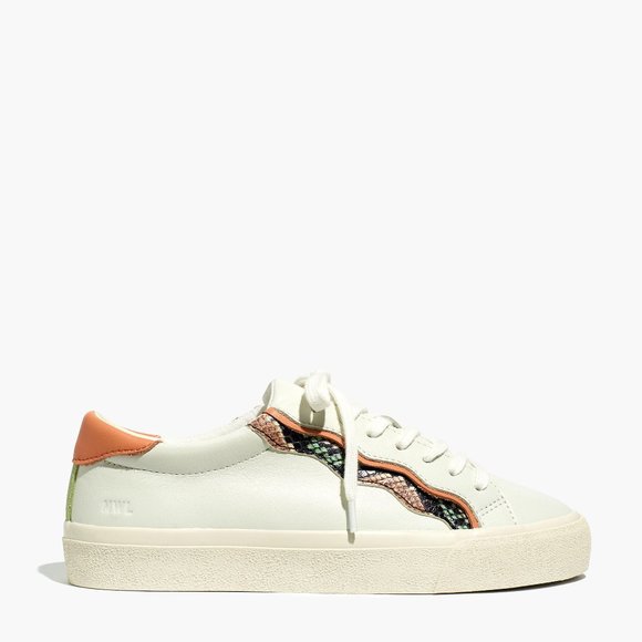 [NWT] Madewell Sidewalk Low-Top Leather Sneakers - Picture 1 of 4